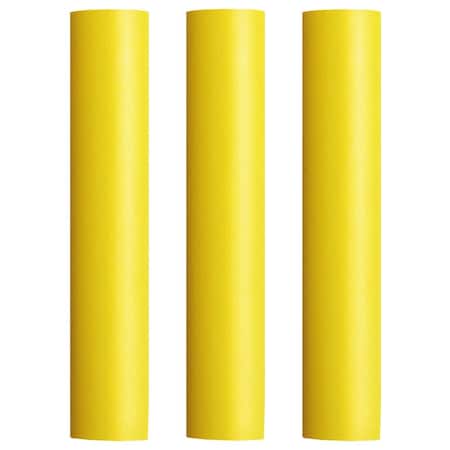 Pacer Group Heat Shrink Tube, Heavy Wall, Yellow, 12 in BEHS1-12YL-3